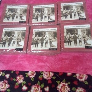 120 All Hearts Come Home For Christmas Paper Napkins 6 Pkgs New Old Stock Family